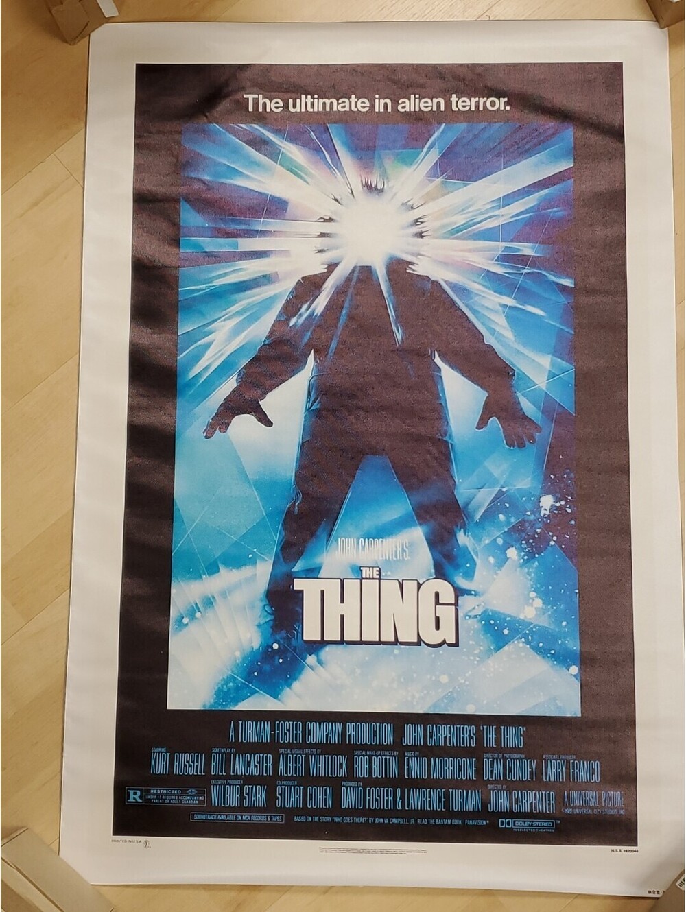 THE THING 24"x36" Canvas Print Poster Rolled NEW